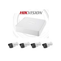 Hikvision IP 4 kamerás szett POE rögzítővel